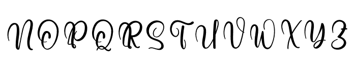 Bulgary Font UPPERCASE