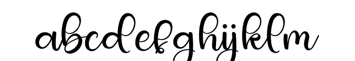 Bulgary Font LOWERCASE