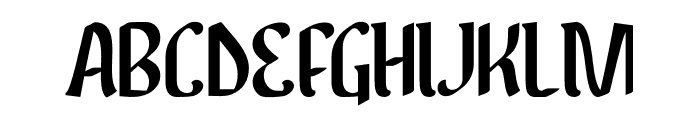 Bulgaster Font UPPERCASE