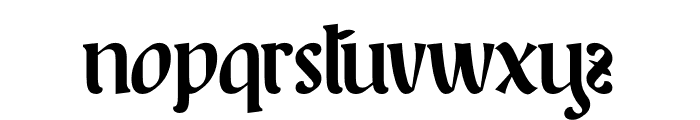 Bulgaster Font LOWERCASE