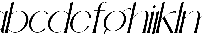 Bulgatry Italic Font LOWERCASE