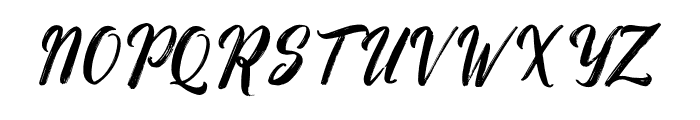 Bulgatten-Brushscript Font UPPERCASE