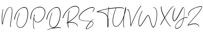 Bulgatty Signature Font UPPERCASE