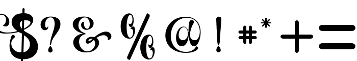 Bulgota Font OTHER CHARS