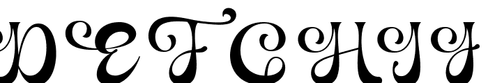 Bulgota Font UPPERCASE