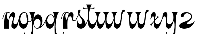 Bulgota Font LOWERCASE