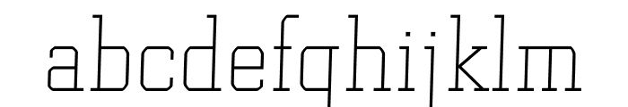 Bulk regular Font LOWERCASE