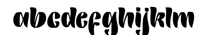 Bulkey Font LOWERCASE