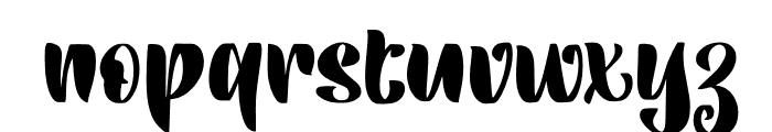 Bulkey Font LOWERCASE