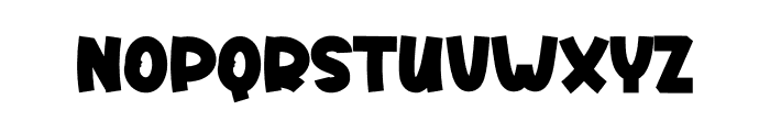 Bulky Banana Font UPPERCASE
