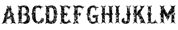 Bull Grunge Font UPPERCASE