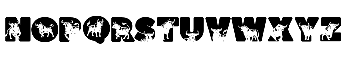 Bull Font UPPERCASE