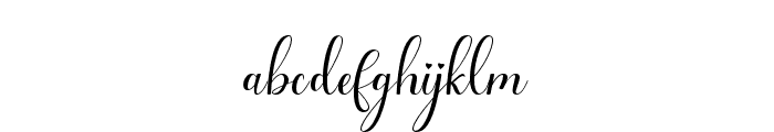 Bullgari Font LOWERCASE