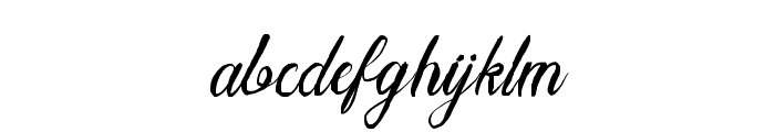 BulliandryCalligraphy Font LOWERCASE