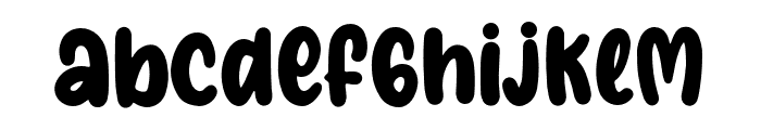 BumbleKids-Regular Font LOWERCASE