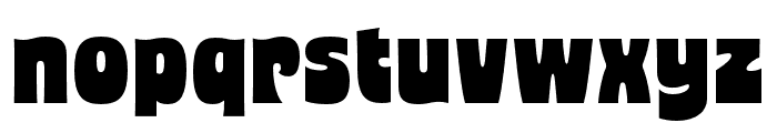 Bumsy Condensed Font LOWERCASE