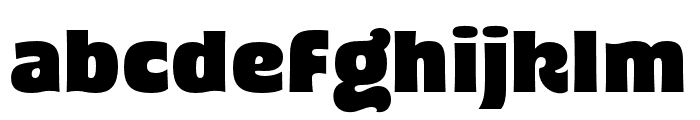 Bumsy Fancy Regular Font LOWERCASE
