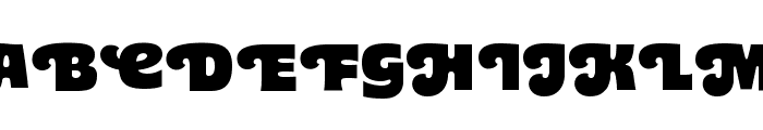 Bumsy Fancy Variable Regular Font UPPERCASE