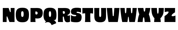 Bumsy Narrow Font UPPERCASE