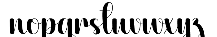 Bunch Font LOWERCASE
