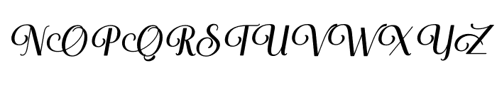 Bunette Medium Italic Font UPPERCASE