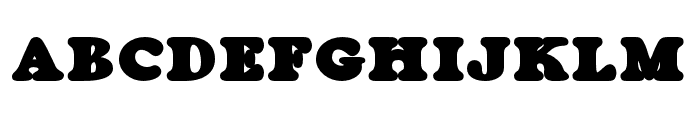Bunga-Black Font UPPERCASE
