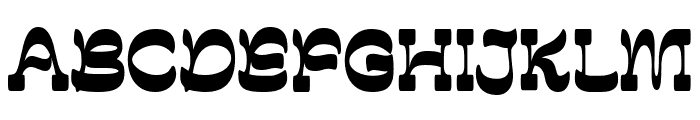 Bungire Retro Regular Font UPPERCASE