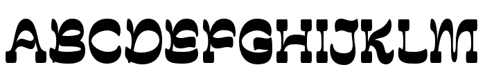 BungireRetro-Regular Font UPPERCASE