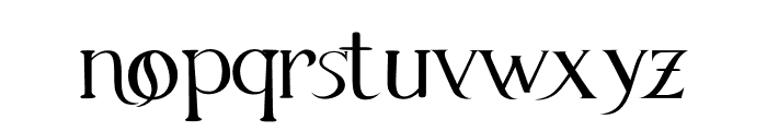 Bunkyo Serif Font LOWERCASE