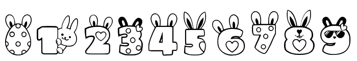 Bunny Font Regular Font OTHER CHARS