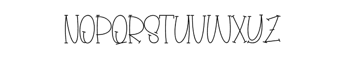 Bunny Pumpkin Font UPPERCASE