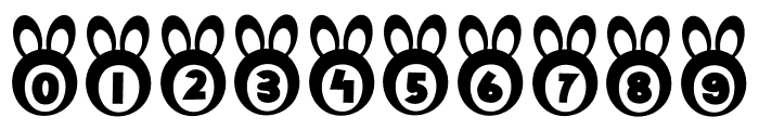 Bunny Rabbit Font OTHER CHARS