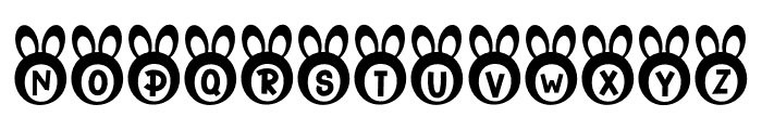 Bunny Rabbit Font UPPERCASE