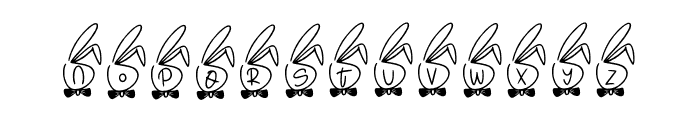 Bunny Sweety Font LOWERCASE
