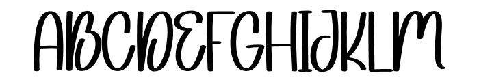 Bunnythick Font UPPERCASE