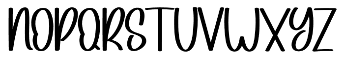 Bunnythick Font UPPERCASE