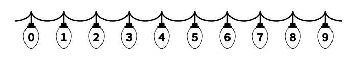 Bunting Christmas Bulb Font OTHER CHARS