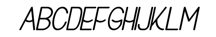 Buon Umore Bold Italic Font UPPERCASE