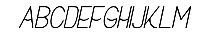 Buon Umore Italic Font UPPERCASE