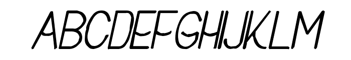 Buon Umore Rough Bold Italic Font UPPERCASE