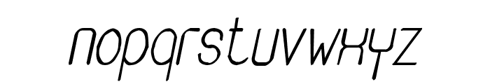 Buon Umore Rough Italic Font LOWERCASE