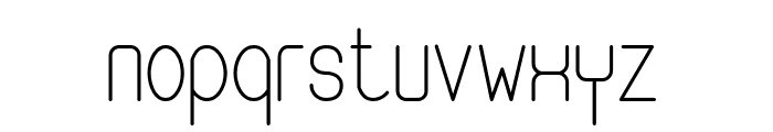 Buon Umore Thin Font LOWERCASE