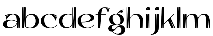 Buqante Font LOWERCASE