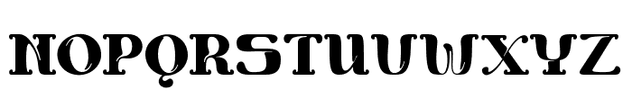 Burgie ExtraBold Font UPPERCASE