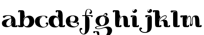 Burgie ExtraBold Font LOWERCASE