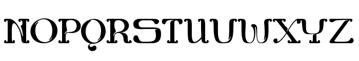 Burgie Normal Font UPPERCASE