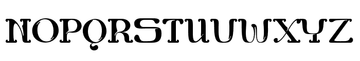 Burgie Regular Font UPPERCASE
