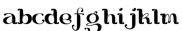 Burgie SemiBold Font LOWERCASE