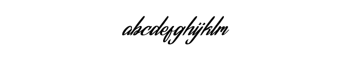 Burgundy Deception Italic Font LOWERCASE
