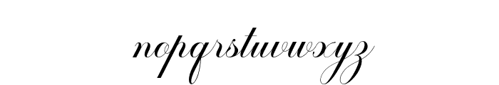 Burique-Italic Font LOWERCASE